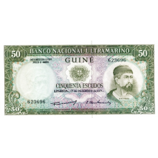 P44 Guinea Portuguese - 50 Escudos Year 1971